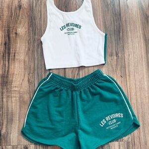 Zara White Ribbed Top